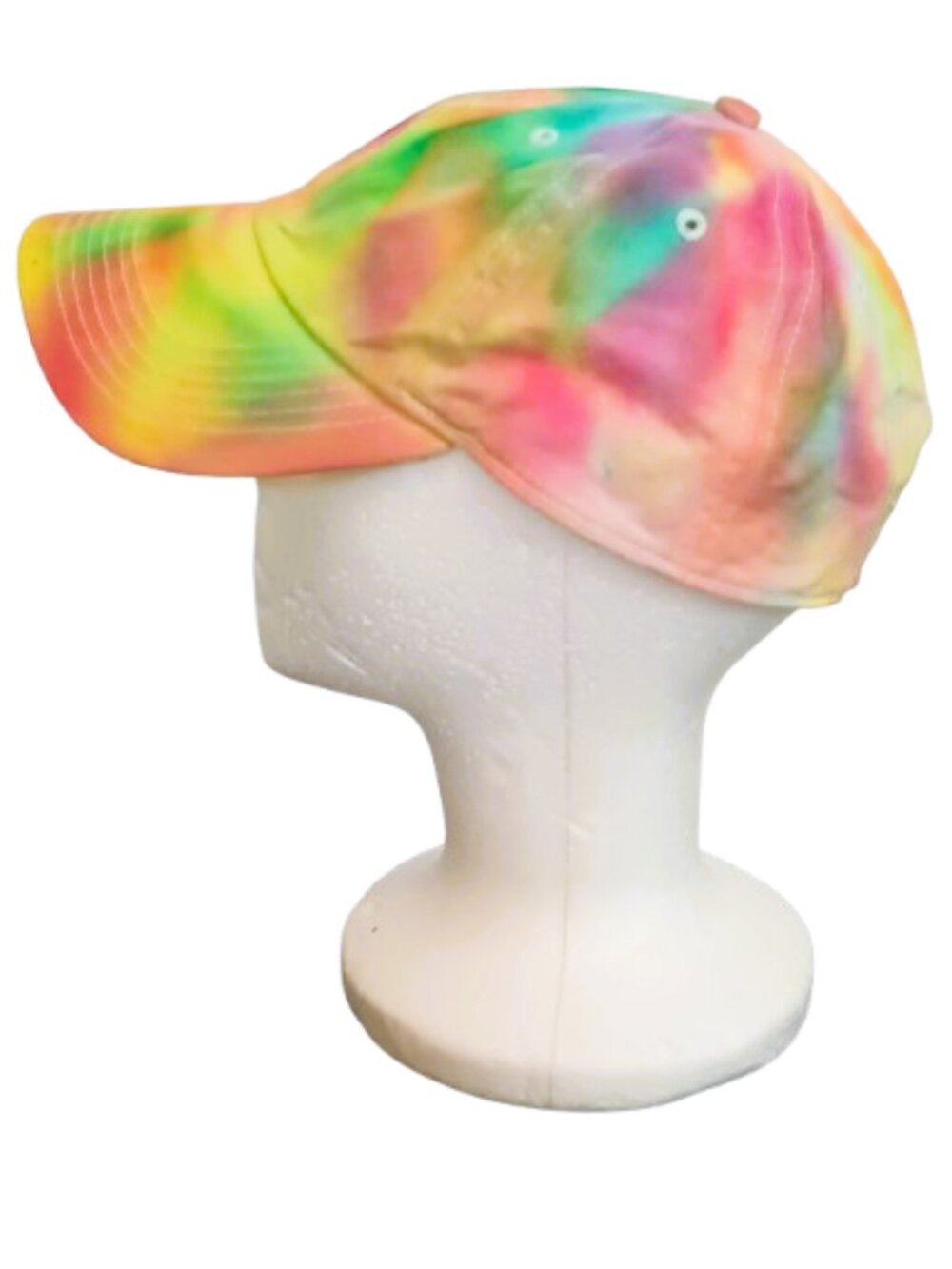 Falari Tie Dye Baseball Cap Rainbow Adjustable Back Hat